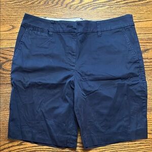 Talbots Blue Bermuda Shorts Classic Cotton Blend